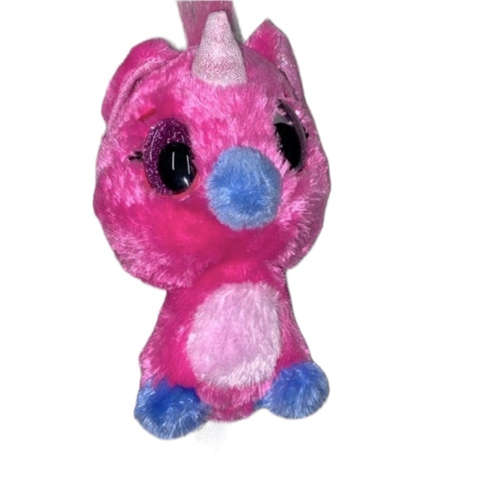 Hatchimals spin master pink unicorn tiny plush